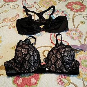 Two nwt bras 38C